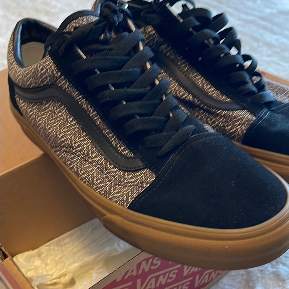 Vans Black and Gray Men's Shoes